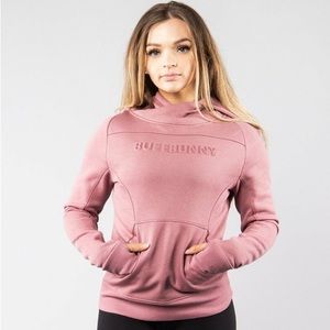 Buff Bunny beyond hoodie in echinacea with spell out size Large